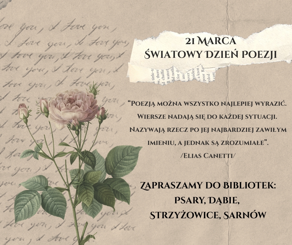 Światowy Dzień Poezji
